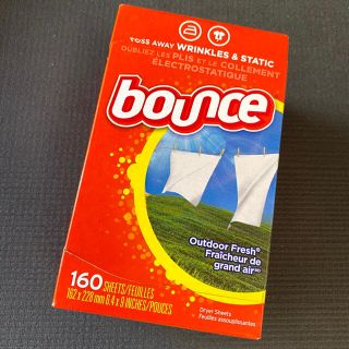 ピーアンドジー(P&G)の100枚　bounce ドライヤーシート　柔軟剤　シート　乾燥機　バウンス(洗剤/柔軟剤)