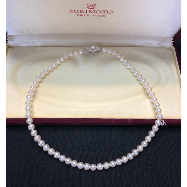 MIKIMOTO - ミキモト パール ネックレス グラデーション 38cm M