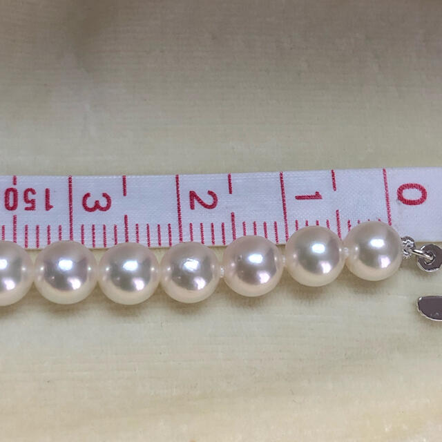 MIKIMOTO(ミキモト)のミキモト　パール　ネックレス　グラデーション　38cm  Mチャーム レディースのアクセサリー(ネックレス)の商品写真