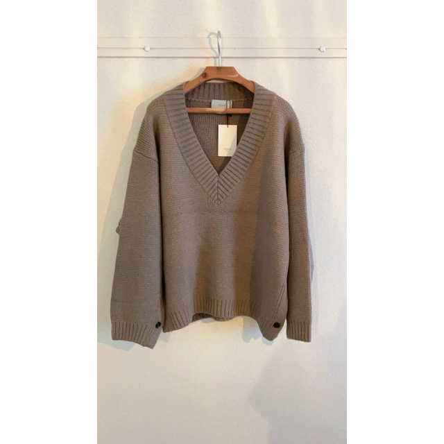 yoke ヨーク 5G MILANO RIB V-NECK KNIT ニット 2