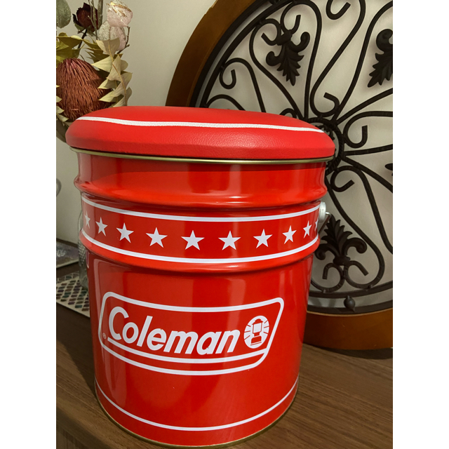 Coleman(コールマン)の新品未使用　コールマン120周年アニバーサリー　ペール缶　チェア エンタメ/ホビーのコレクション(ノベルティグッズ)の商品写真