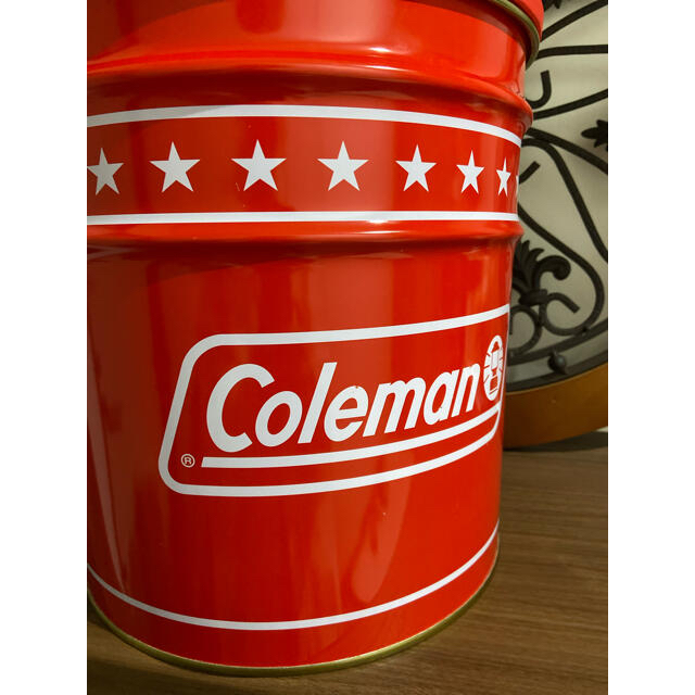 Coleman(コールマン)の新品未使用　コールマン120周年アニバーサリー　ペール缶　チェア エンタメ/ホビーのコレクション(ノベルティグッズ)の商品写真