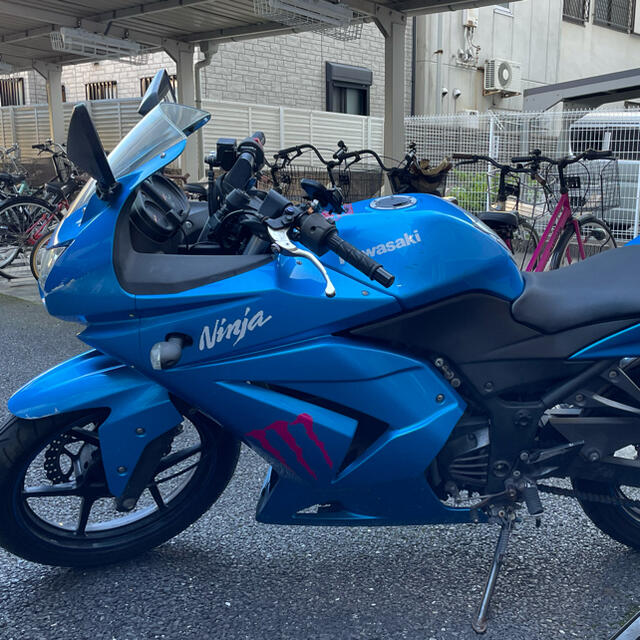 車体【値下げしました！】【自由購入！！】ninja-250R 青 KAWASAKI