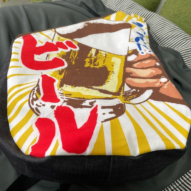 マ茶こ様専用　ビール　　バッグ ハンドメイドのファッション小物(バッグ)の商品写真