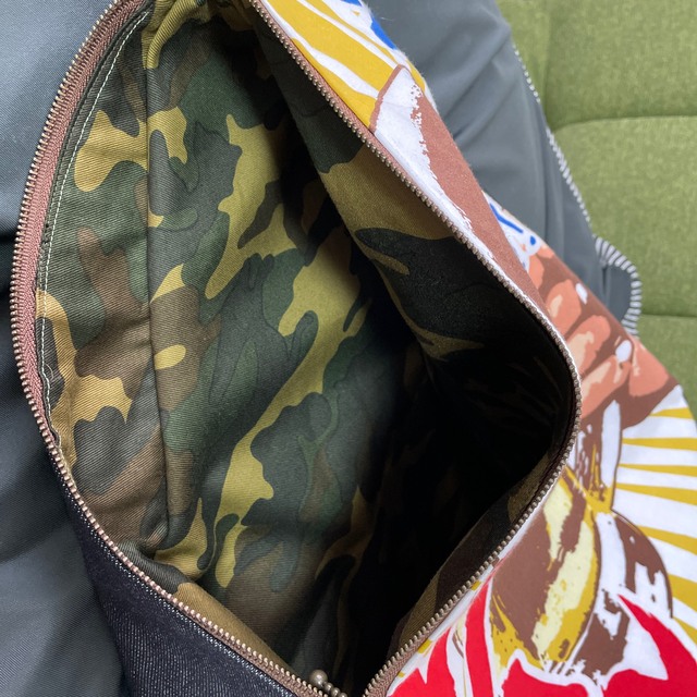 マ茶こ様専用　ビール　　バッグ ハンドメイドのファッション小物(バッグ)の商品写真
