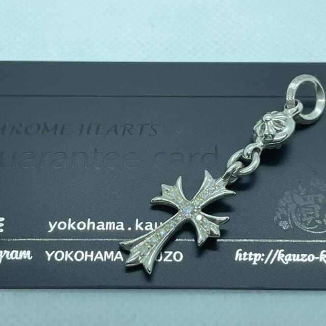 気質アップ Chrome Hearts 1ボール タイニー CHクロス ダイヤ クロムハーツ ネックレス