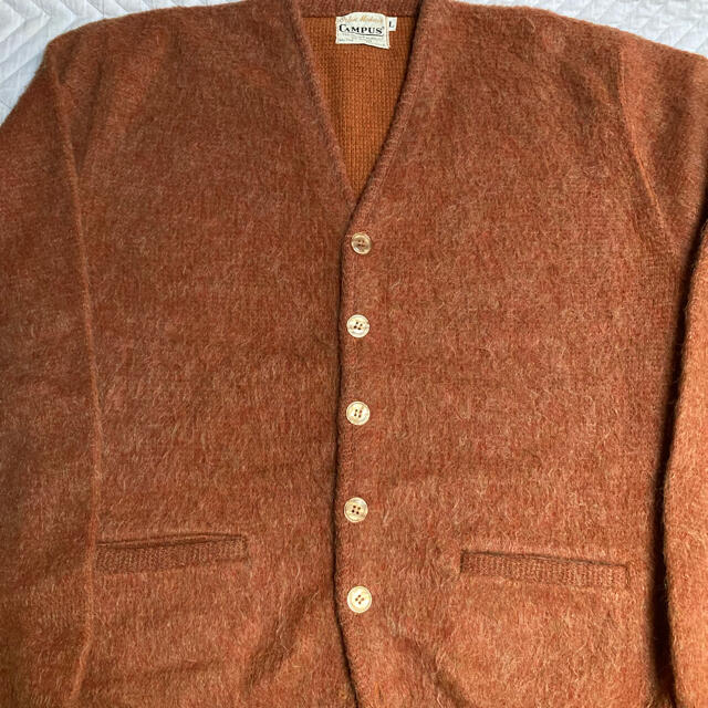 VINTAGE CAMPUS mohair cardigan