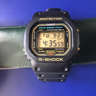 カシオ(CASIO)のカシオ　CASIO G-SHOCK DW-5600 ゴールド　スクリューバッグ(腕時計(デジタル))