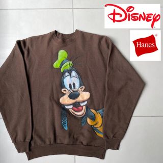 ディズニー(Disney)のビンテージ　ディズニー【Disney】Hanes コラボ　グーフィ　スウェット(スウェット)