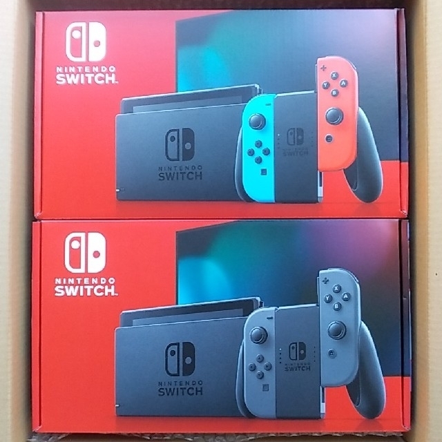 日本最大のブランド Nintendo Switch - 【新品未開封】Nintendo Switch ネオン本体&グレー本体 家庭用ゲーム機本体 日本最大のブランド Nintendo Switch - 【新品未開封】Nintendo Switch ネオン本体&グレー本体 家庭用ゲーム機本体