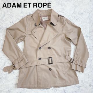 アダムエロぺ(Adam et Rope')のアダムエロペ　トレンチコート　ダブルボタン　ベージュ(トレンチコート)