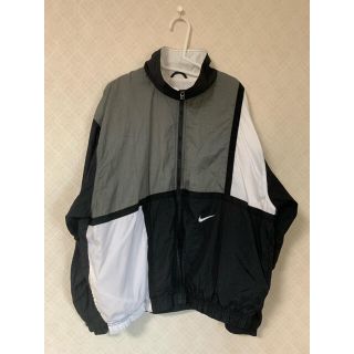 ナイキ(NIKE)のNIKE ナイキ ナイロンジャケット 旧タグ 90s クレイジーパッチ【激レア】(ナイロンジャケット)