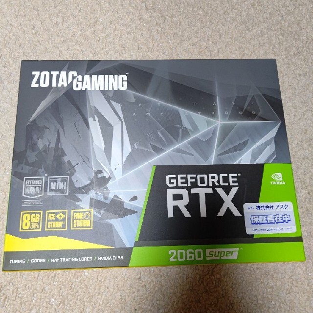 PCパーツ ZOTAC GAMING GeForce RTX 2060 SUPER