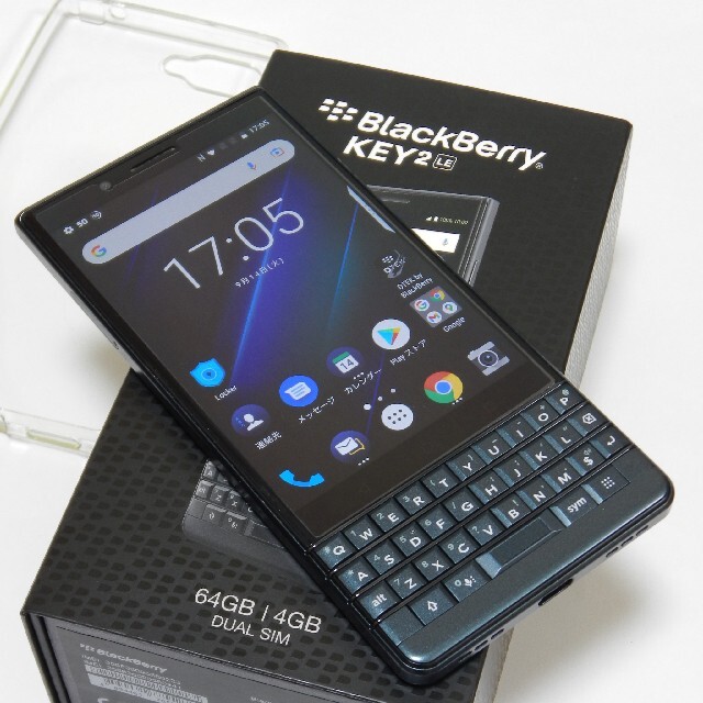 BlackBerry(ブラックベリー)のSIMフリー BlackBerry KEY2 LE BBE100-4 スマホ/家電/カメラのスマートフォン/携帯電話(スマートフォン本体)の商品写真