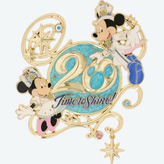 ディズニー(Disney)のディズニーシー　20周年　タイムトゥシャイン　ピンバッチ(キャラクターグッズ)