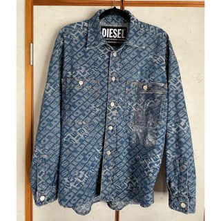 ディーゼル(DIESEL)の新品同様 DIESEL レア ジャガードデニムシャツ＆ジャケット S 日本M～L(シャツ)