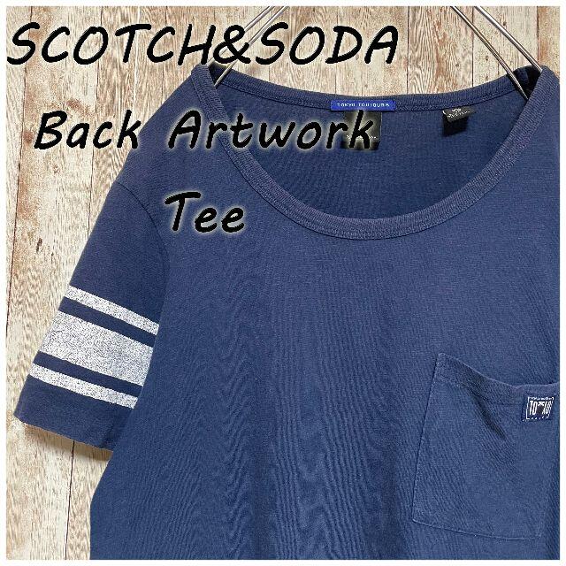 SCOTCH & SODA(スコッチアンドソーダ)のSCOTCH&SODA Sports Tee With Back Artwork メンズのトップス(Tシャツ/カットソー(半袖/袖なし))の商品写真