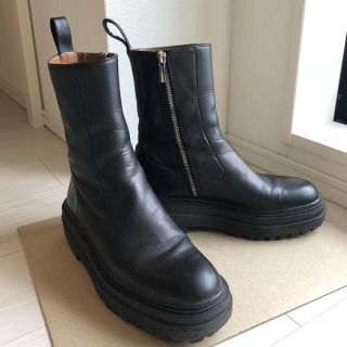 ザラ(ZARA)のザラ　トラックソールブーツ　38 ジャンク品(ブーツ)