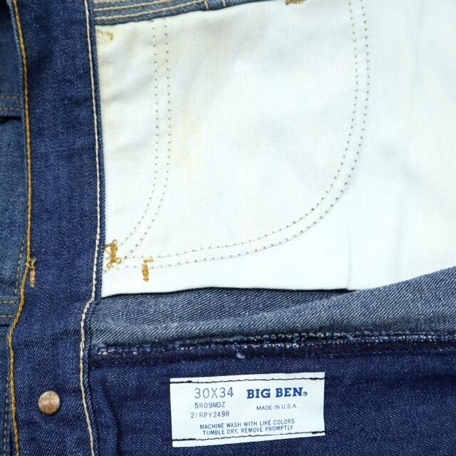 デッドストック ビンテージ ビッグベン デニム ペインター パンツ ワーク 古着