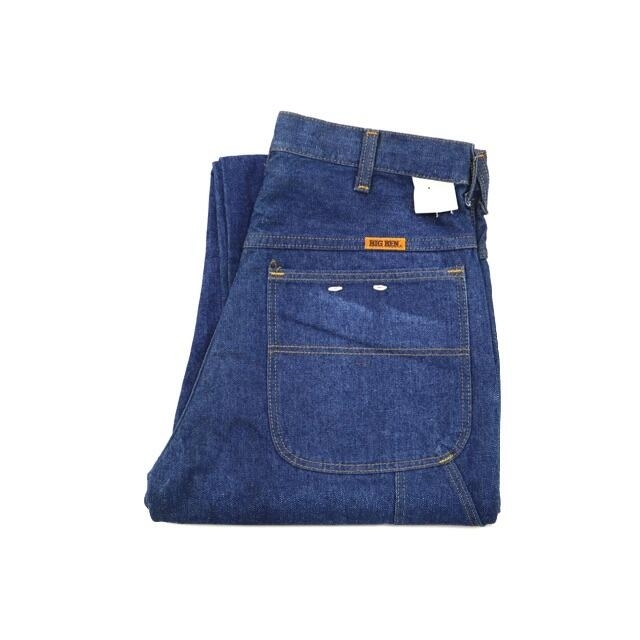 Wrangler(ラングラー)のデッドストック ビンテージ ビッグベン デニム ペインター パンツ ワーク 古着 メンズのパンツ(ペインターパンツ)の商品写真