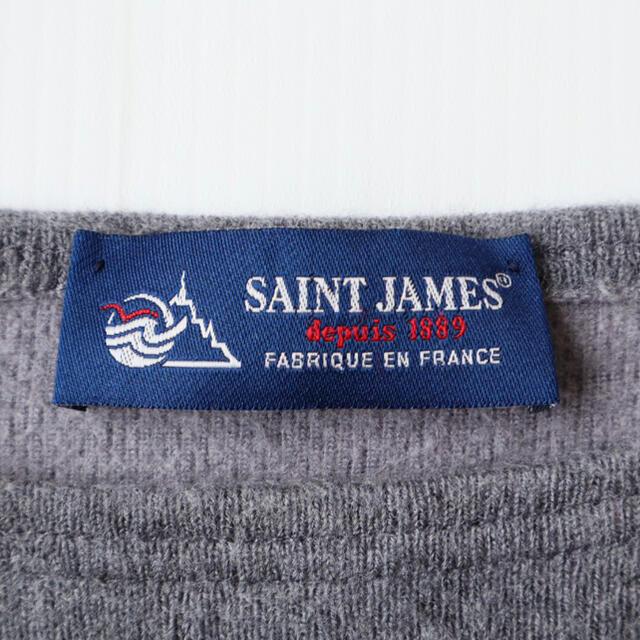 SAINT JAMES(セントジェームス)のSAINT JAMES　ボートネックウール×コットンダブルフェイスセーター レディースのトップス(ニット/セーター)の商品写真