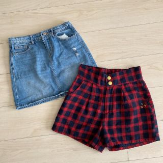 ギャップキッズ(GAP Kids)の可愛い★GAPkidsデニムスカート：chummy キュロット(スカート)