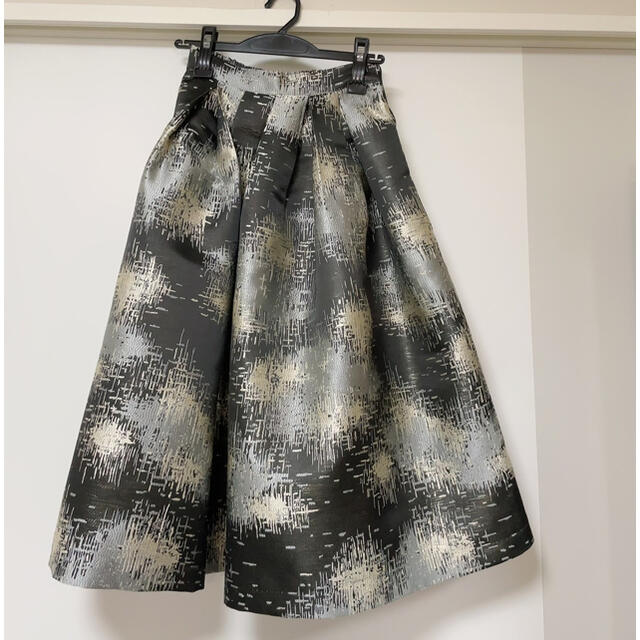 リンカブル　ジャガードスカート　 レディースのスカート(ひざ丈スカート)の商品写真