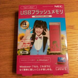 エヌイーシー(NEC)の【未開封品】渡辺麻友さん（まゆゆ）のイラスト入りUSBフラッシュメモリ(その他)