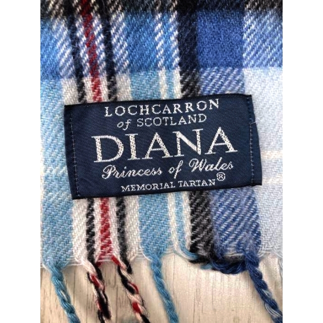 DIANA(ダイアナ)のDIANA（ダイアナ） カシミヤチェック柄マフラー レディース ファッション雑貨 レディースのファッション小物(マフラー/ショール)の商品写真