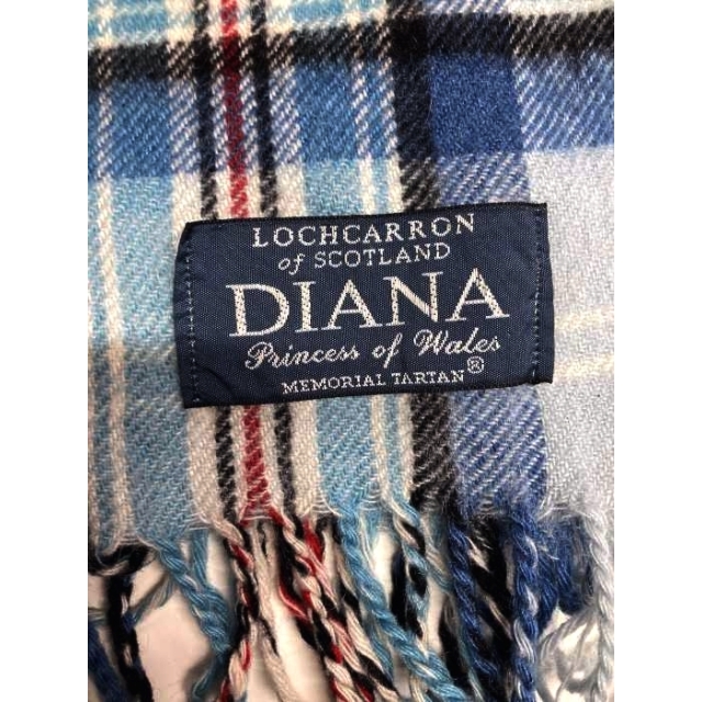 DIANA(ダイアナ)のDIANA（ダイアナ） カシミヤチェック柄マフラー レディース ファッション雑貨 レディースのファッション小物(マフラー/ショール)の商品写真