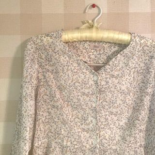 フラワー(flower)の【flower】flower poem blouse フラワーポエムブラウス(シャツ/ブラウス(長袖/七分))