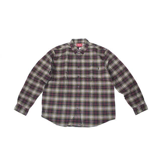 SUPREME TARTAN FLANNEL SHIRT BLACK 大切な 51.0%OFF www.tropic-mu.com