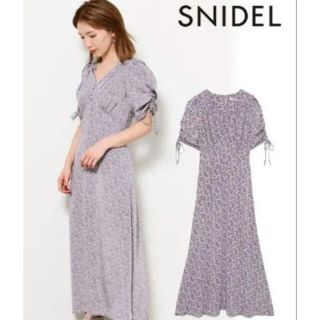 スナイデル(SNIDEL)のSNIDEL 正規品　バリエーションマーメイドプリントワンピース(ロングワンピース/マキシワンピース)