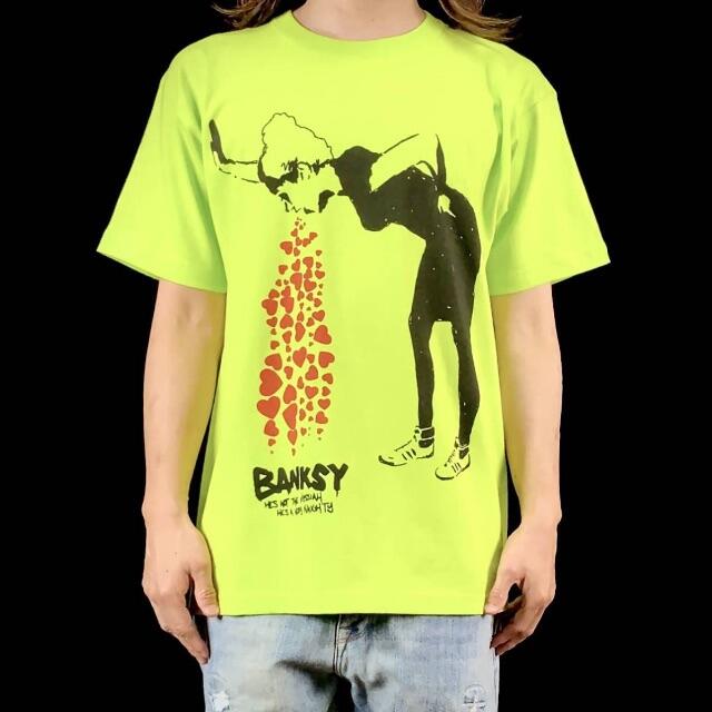 【BANKSY】新品 バンクシー ドランクウーマン ビッグ プリント  Tシャツ 1