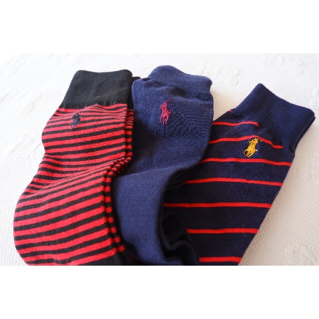 POLO RALPH LAUREN(ポロラルフローレン)のｷｭｰﾋﾟｰさまご検討用　POLOポロラルフローレンのメンズソックス【3足】新品 メンズのレッグウェア(ソックス)の商品写真