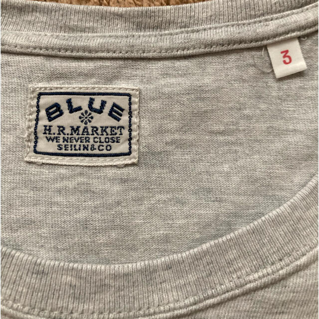 BLUE BLUE(ブルーブルー)のブルーブルー　BLUE BLUE  ヘビーコットンテンジク　ポケットTシャツ メンズのトップス(Tシャツ/カットソー(半袖/袖なし))の商品写真