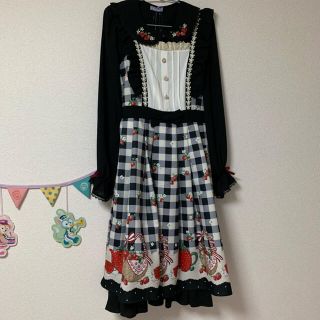 アクシーズファム(axes femme)のベリーズピクニック JSK 長袖ブラウスセット(セット/コーデ)