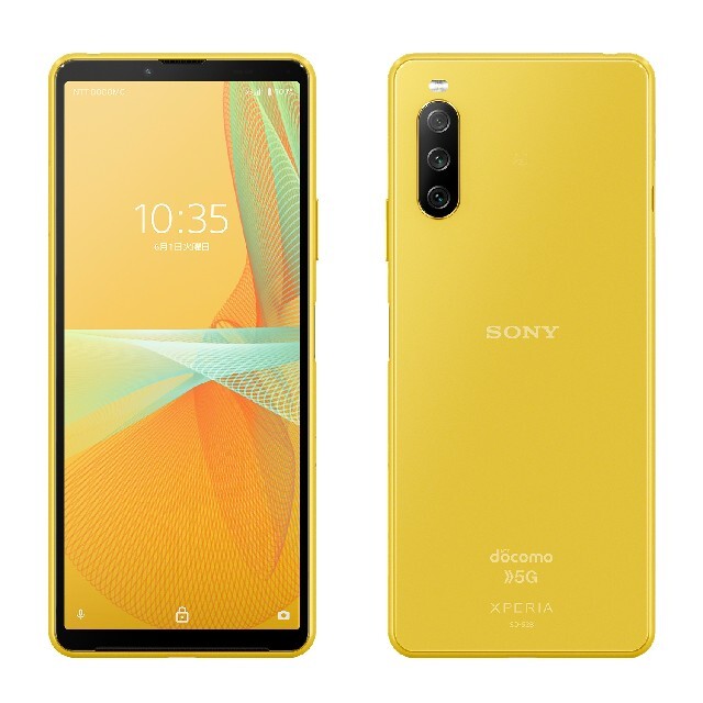 SONY(ソニー)の【新品未使用/SIMフリー】docomo Xperia10 Ⅲ SO-52B/Y スマホ/家電/カメラのスマートフォン/携帯電話(スマートフォン本体)の商品写真