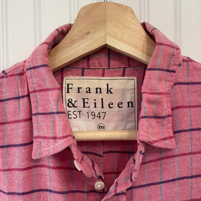 Frank&Eileen(フランクアンドアイリーン)のフランクアンドアイリーン ピンク 長袖 ネルシャツ ブランド 西海岸 メンズのトップス(シャツ)の商品写真