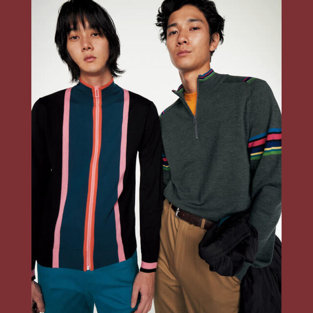 メンズPS Paul Smith 17/18aw ジップニット