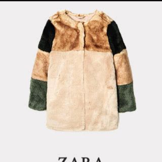 ザラキッズ(ZARA KIDS)のZARA 完売ファーコート✴︎(毛皮/ファーコート)