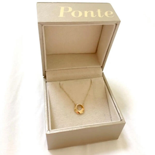 Ponte Vecchio】ダイヤモンド ネックレス K10 イエローゴールド 【未