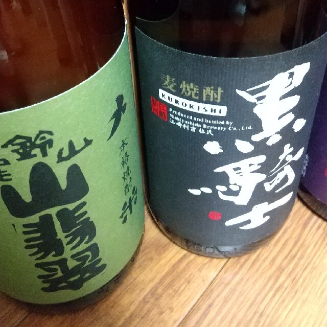 ラスト麦＆芋焼酎＆米焼酎一升瓶6本セット　吉兆宝山　麦波　黒騎士　青酎　放下著　 食品/飲料/酒の酒(焼酎)の商品写真