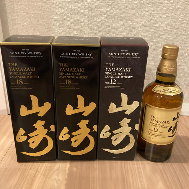 最終値下げ サントリー - 【4本セット】山崎18年2本、山崎12年2本