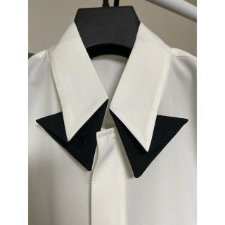 HOMME PLISSE BOW-TIE PRESS SHIRT サイズ3