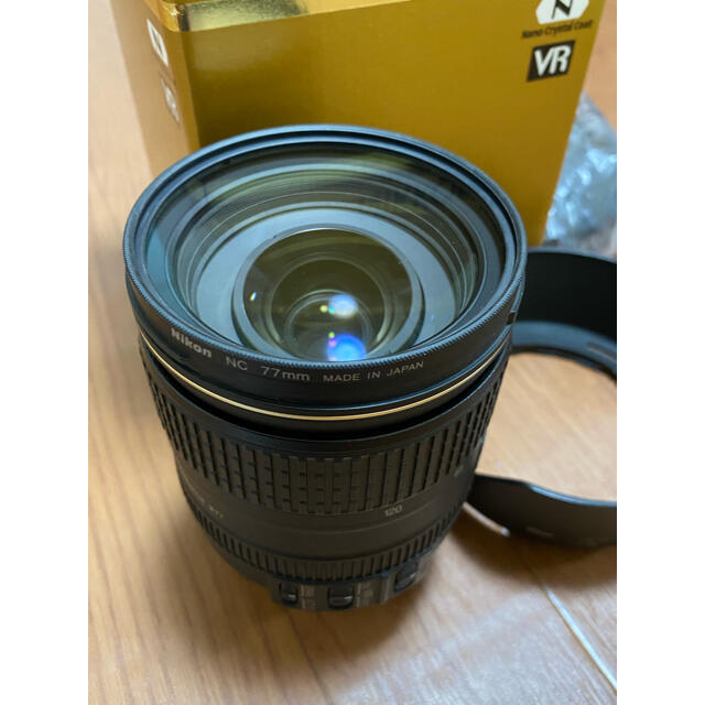 ニコン　nikon af-s nikkor 24-120 f4  フィルター付