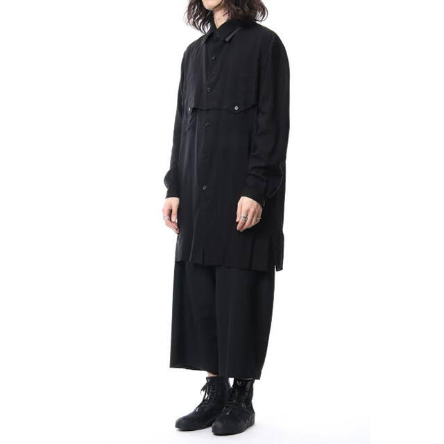 Yohji Yamamoto × [Alexandros] 2枚衿ロングシャツ
