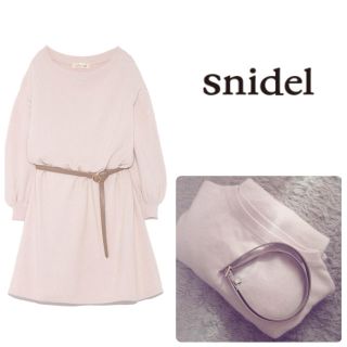 スナイデル(SNIDEL)の今期 ニット ワンピース(ひざ丈ワンピース)