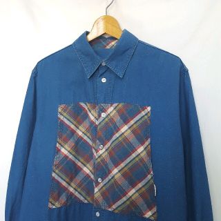 イッセイミヤケ(ISSEY MIYAKE)の★90s HAI ISSEY MIYAKE デザイン デニム シャツ(シャツ)