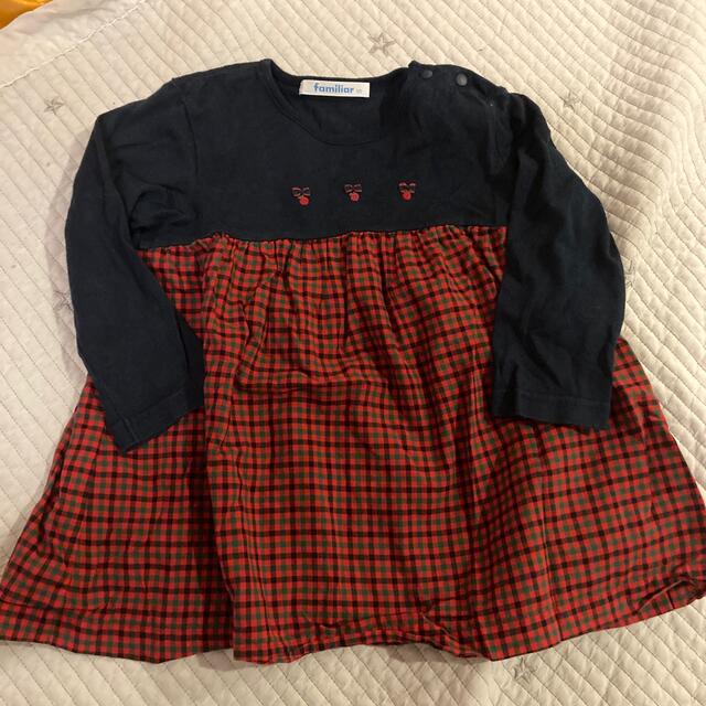 familiar(ファミリア)のファミリア ロンT 90 キッズ/ベビー/マタニティのキッズ服女の子用(90cm~)(Tシャツ/カットソー)の商品写真